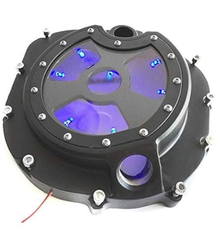 Amazon.com: HONGK- Blue LED See through Engine Clutch Cover